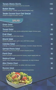 The Golden Metro menu 6