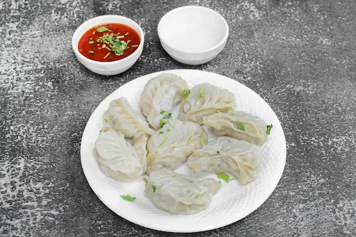 Chicken Steamed Momos [10 Pieces]