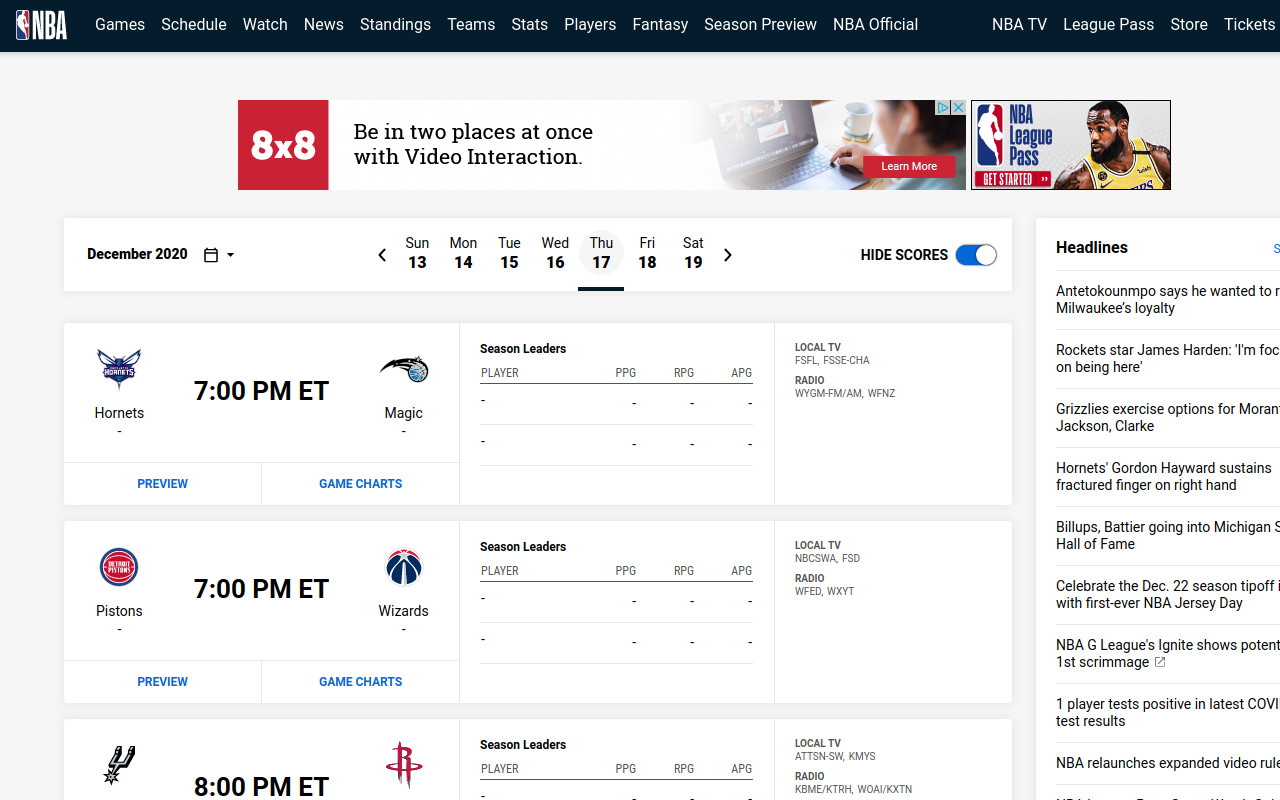 NBA League Pass Spoiler Blocker Preview image 0