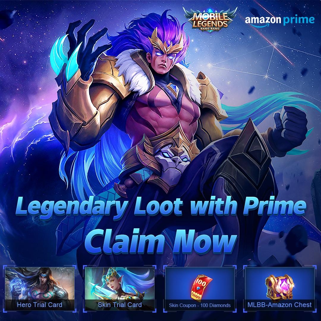 Amazoncom Amazon Prime Mobile Legends Bang Bang Video Games Twitchcon Video Game Streaming Media Logo Donate Png Pngwave - action toy figures roblox amazon com paragon game action