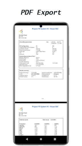 Screenshot My Solar Panel Lite