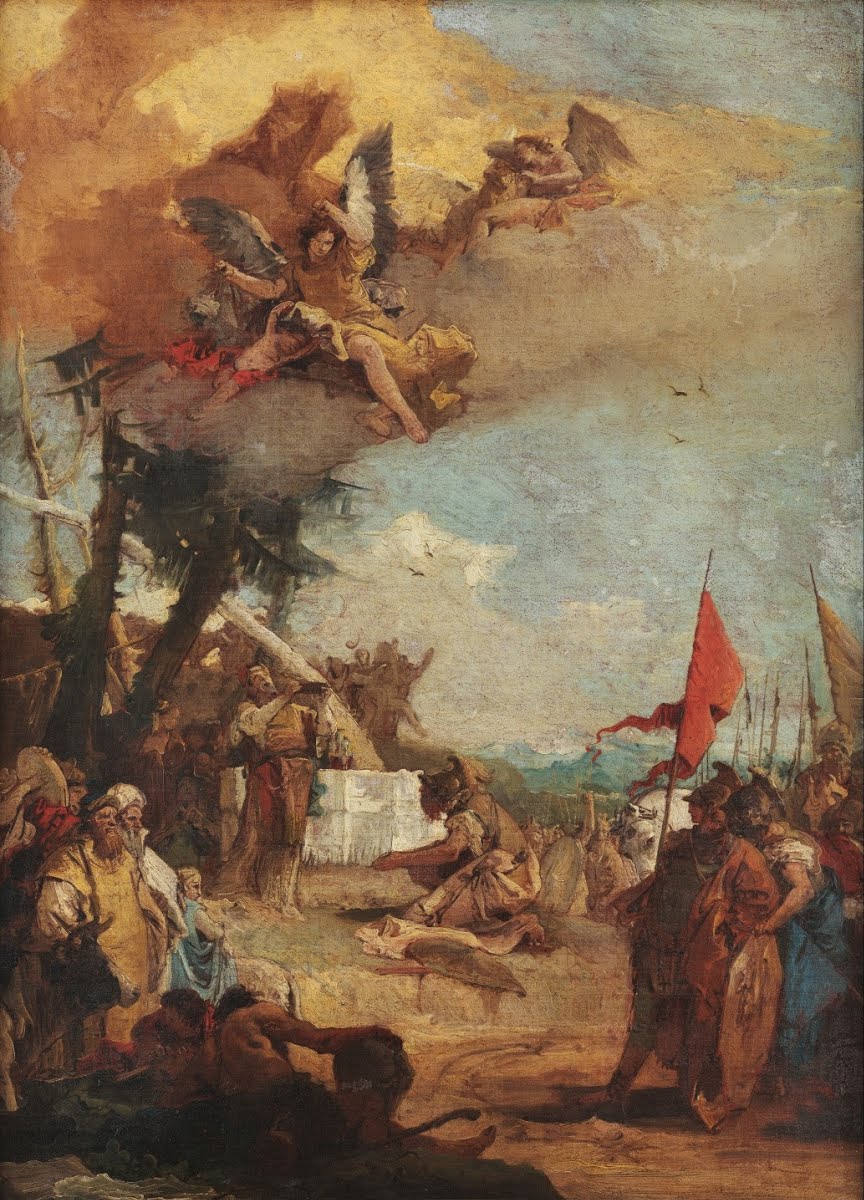 The Sacrifice of Melchizedek by Giovanni Battista Tiepolo, Genesis 14, Bible.Gallery