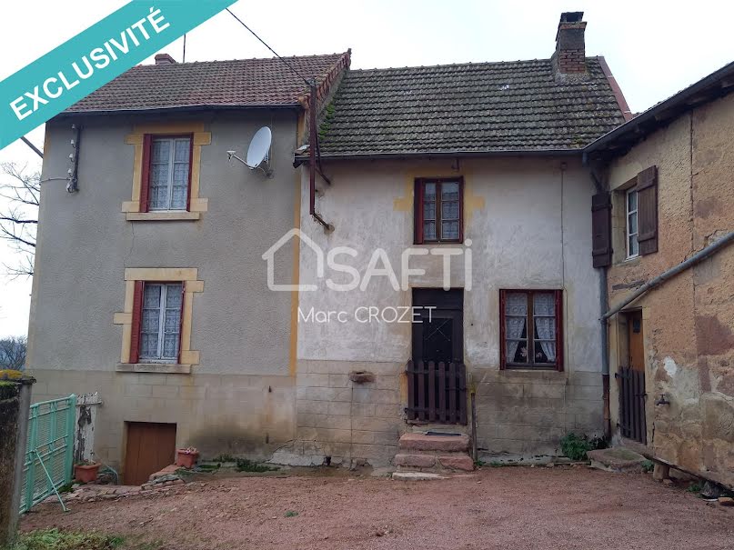 Vente maison 7 pièces 140 m² à Mussy-sous-Dun (71170), 69 000 €