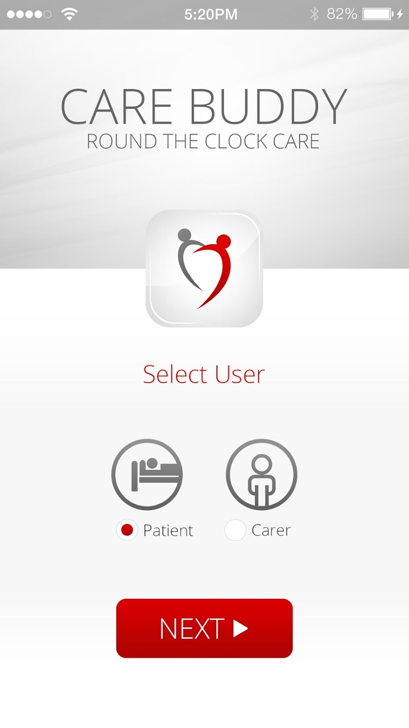 Care Buddy Screen 1