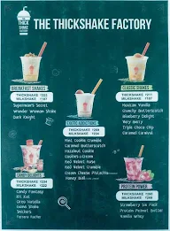 The Thickshake Factory menu 1