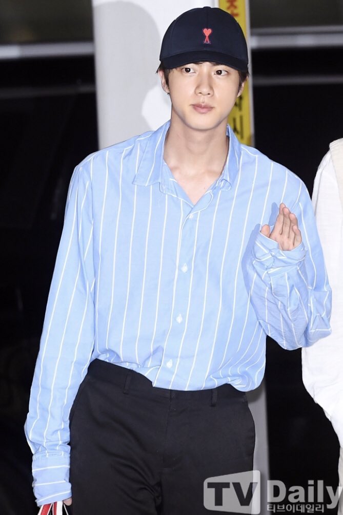 BTS's Jin Makes A Hilarious Confession About Regretting His Airport Fashion  Choice