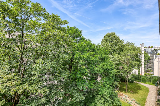 Buy this luxury apartment / penthouse in Paris 17ème (75017) - Green garden view, blue sky