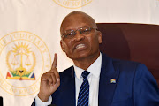 Chief justice Mogoeng Mogoeng became the vicitim of a fake voice note. File photo 