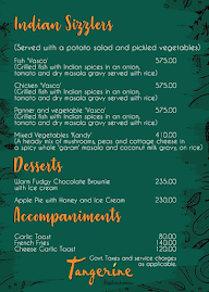 Tangerine Restaurant menu 7