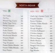 Vasista's Srilakshmi menu 3