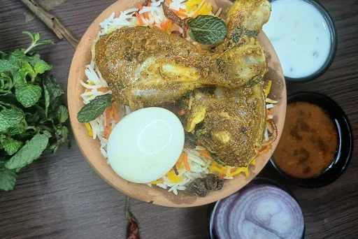 Chicken Lucknowi Biryani In Matka 1/2Kg
