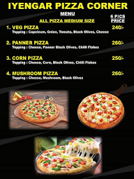 Bangalore Iyengars Pizza Corner menu 3