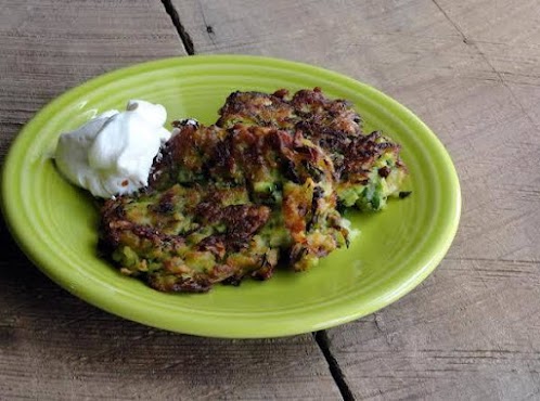 Creamy Zucchini Pancakes