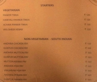 Nizam Grand Inn menu 2