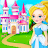 Princess fairytale castle game icon