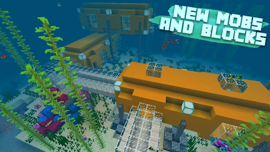 Aquatic Survival Multicraft 1.1 APK + Мод (Бесконечные деньги) за Android