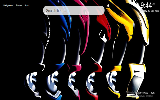 Power Rangers HD Wallpaper New Tab