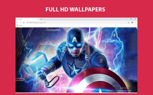 Captain America Wallpapers and New Tab