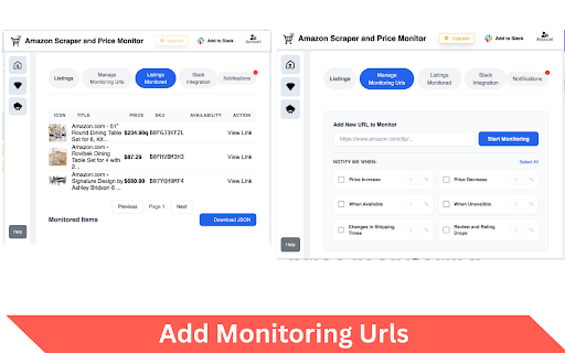 Amazon Listings Scraper and Price Monitor screenshot 2
