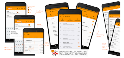 SPANISH VERB CONJUGATION +QUIZ Screenshot