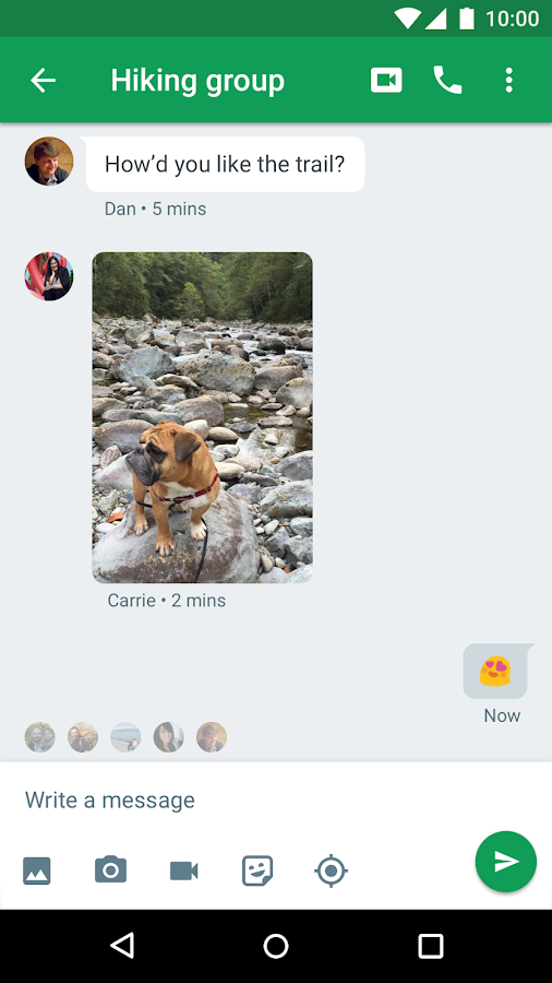    Hangouts- screenshot  