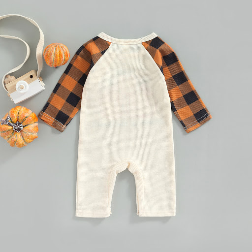 Title 3, Childrens Pumpkin Element Long-sleeved Patchwo...