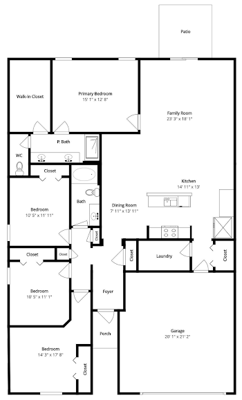 Go to Harrisburg Floorplan page.