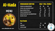 Al - Hada menu 1