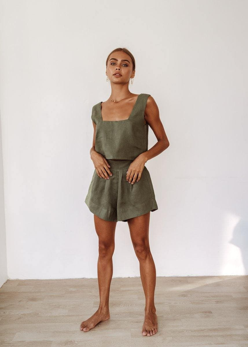 Florence Shorts in Sage