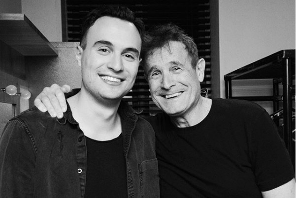 'You have inspired me both as a musician and as a man, and given me the tools to live a meaningful life.' - Jesse Clegg, pictured with his father Johnny.