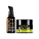 Ustraa Vitamin C Face Serum - 30ml & De-Tan Cream for Men - 50g