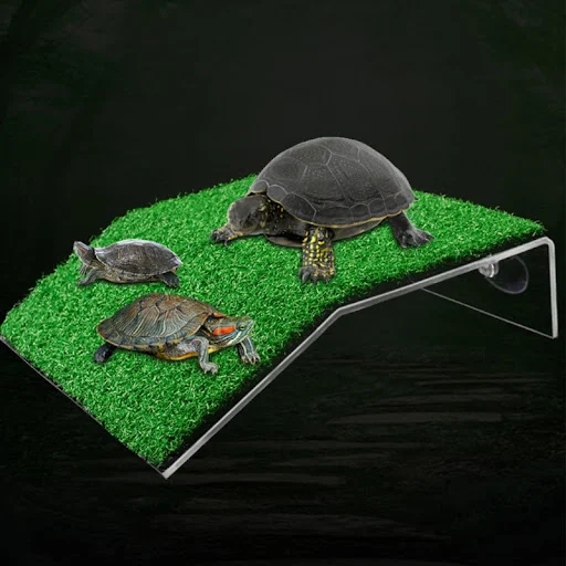 Aquariums for Turtle Ramp for Turtle Basking Platform Fish for Tank Grass Drop shipping