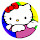 Hello Kitty cartoon HD New Tab page thread