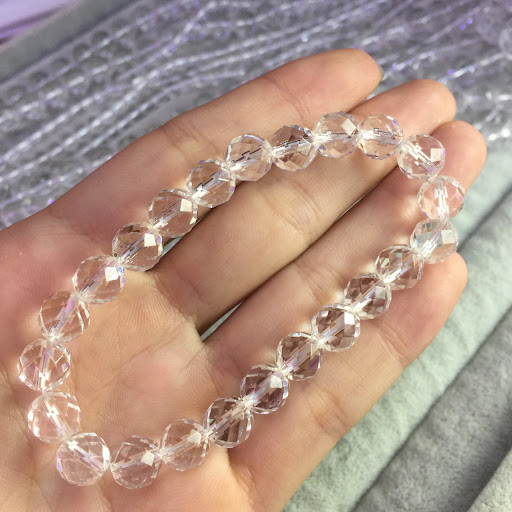 Title 2, Ladies Fashion Bling White Crystal Bracelet. En...
