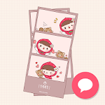 Cover Image of Herunterladen 딸기레옹 인생세컷 - 카카오톡 테마 1.0.2 APK