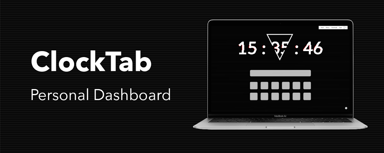 Clock New Tab - Personal Dashboard Preview image 2