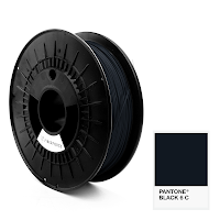 FiberForce Pantone (R) Black 6 C PLA Filament - 1.75mm (0.75kg)