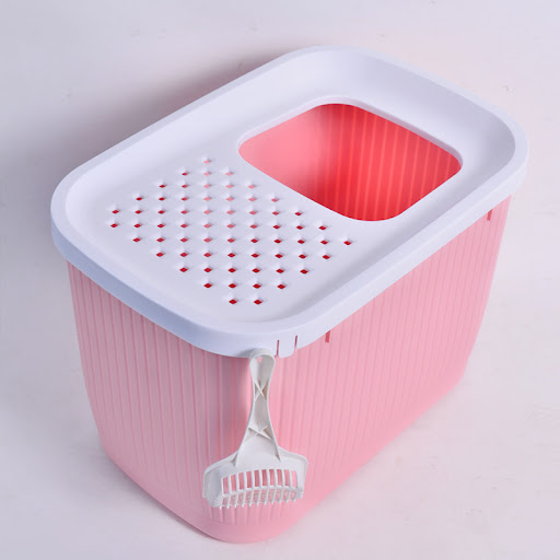 Title 4, Fully Enclosed Top-Entry Oversized Pet Litter B...