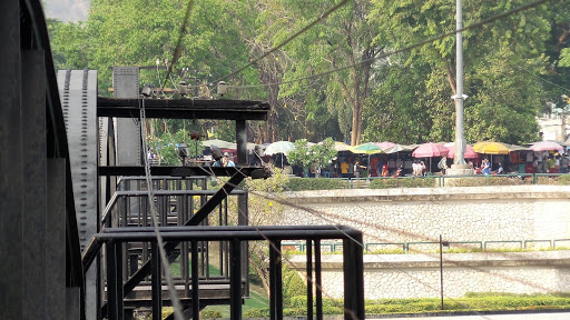 A bridge over a river in Thailand 2016