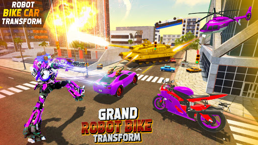 Screenshot Helicopter Robot Car Transform