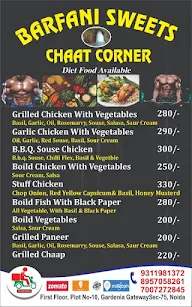 Barfani Sweets Chaat Corner menu 1