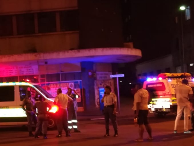 Paramedics and police search and rescue unit officers recovered the body of a woman who plunged from a high-rise building in the Durban city centre on Sunday night.