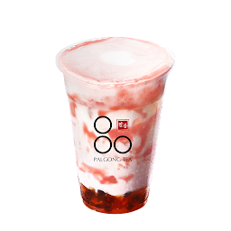 Strawberry Cheesecake Milk Tea (Cold)