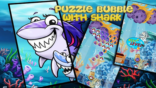 Puzzle Bubble with shark