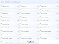 The Grid [ Cafe & Banquet menu 1