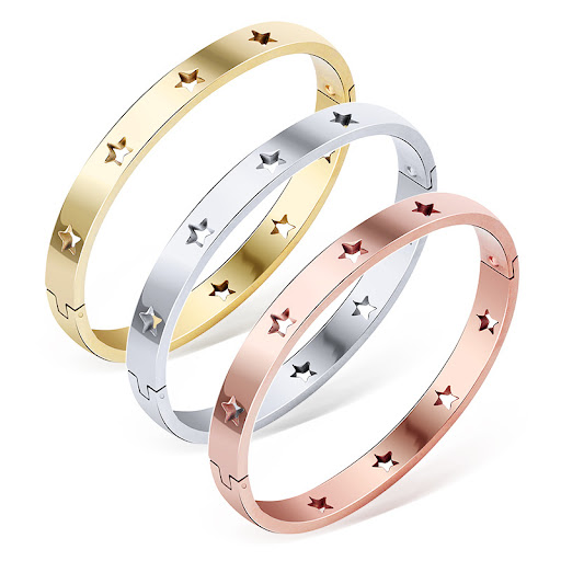 Title 6, Pentagram cutout bracelet