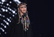 Madonna speaks onstage during the 2018 MTV Video Music Awards at Radio City Music Hall 