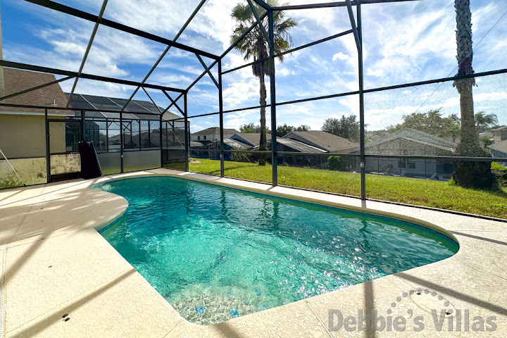 Stunning south-facing pool at this Legacy Park-Highgate Park vacation villa