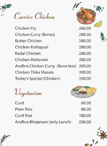 Fusion Foods Multicusine Family Restaurant menu 