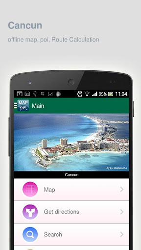 Cancun Map offline